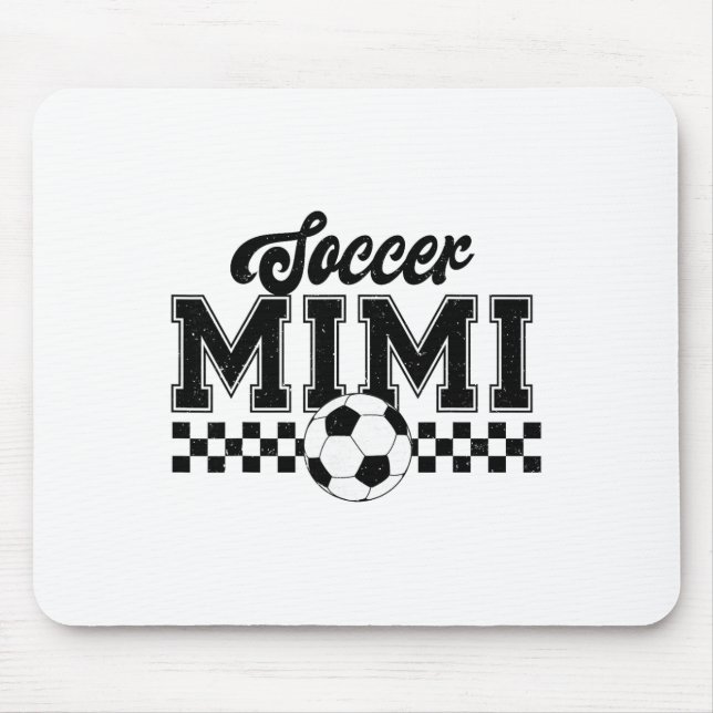Soccer Mimi Soccer Player Mimi  Mouse Mat (Front)