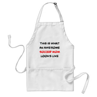 soccer mom, awesome standard apron