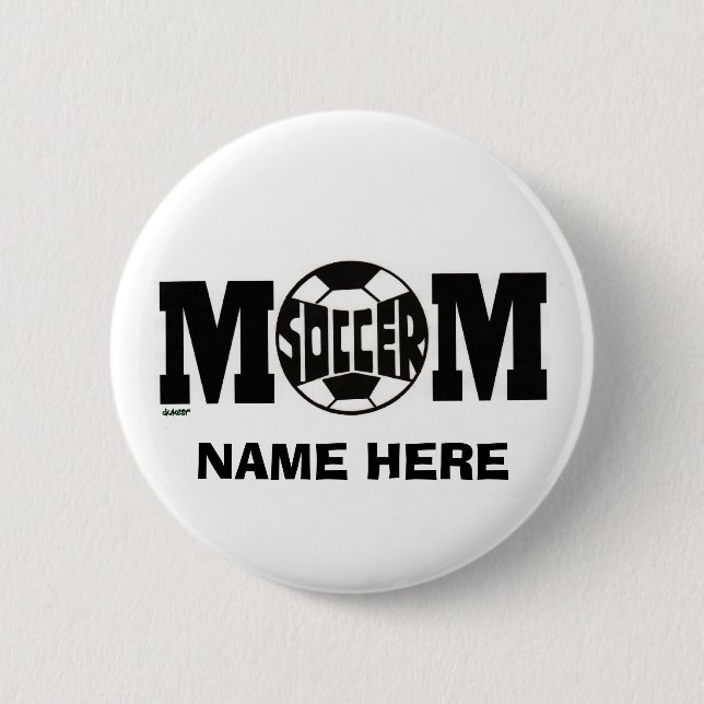 SOCCER MOM BUTTON (CUSTOM) (Front)