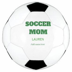 SOCCER MOM FOOTBALL MOTHERS DAY GIFTS GREEN SIMPLE