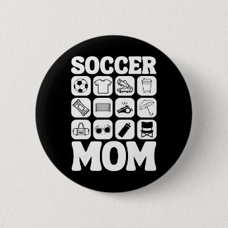 Soccer Mom Icons Soccer Essential _1  6 Cm Round Badge