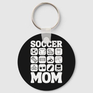Soccer Mom Icons Soccer Essential _1  Key Ring