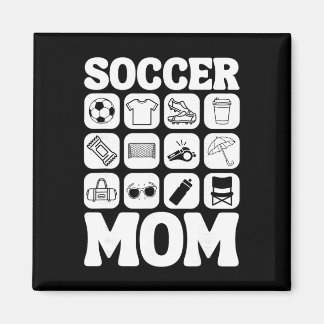Soccer Mom Icons Soccer Essential _1  Magnet