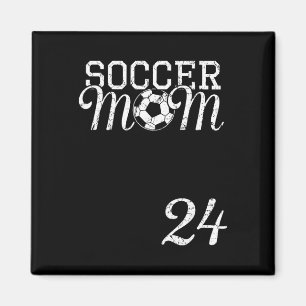 Soccer Mom Jersey Number 24 Favorite Player #24 Te Magnet