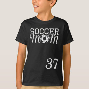 Soccer Mom Jersey Number 37 Favorite Player #37 Te T-Shirt