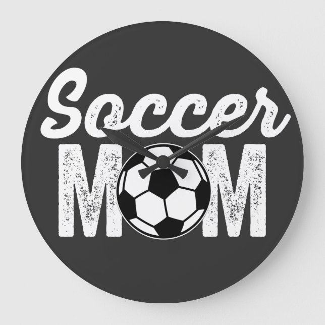 soccer mom large clock (Front)