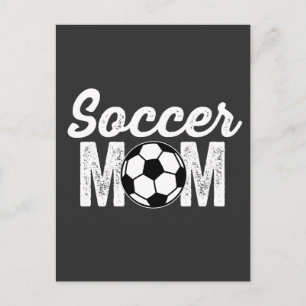 soccer mom postcard