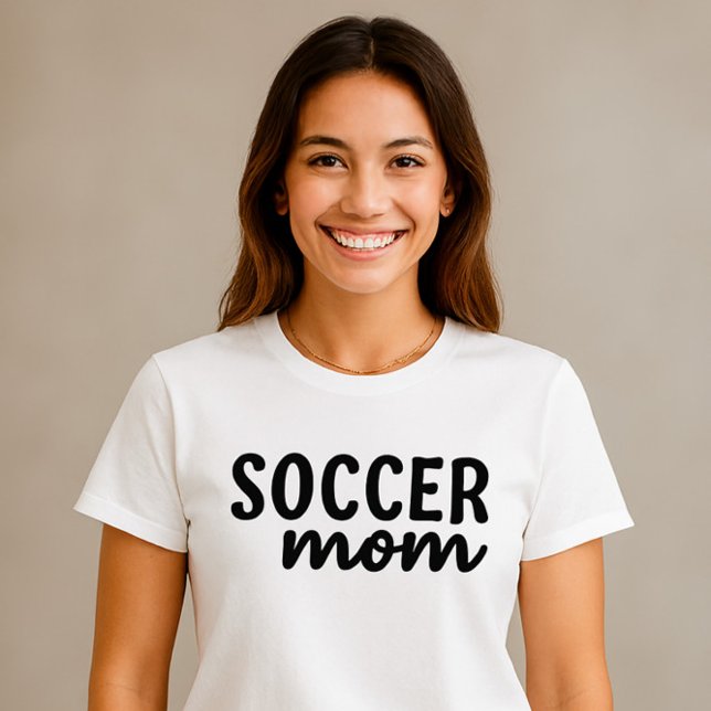 Soccer Mom Shirt – Simple Script Design with Heart (Creator Uploaded)