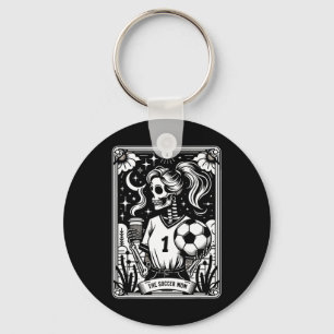 Soccer Mom Soccer Mum Tarot Card _1 Key Ring