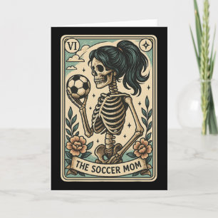 Soccer Mom Tarot Card Skeleton Mothers Day Mama 