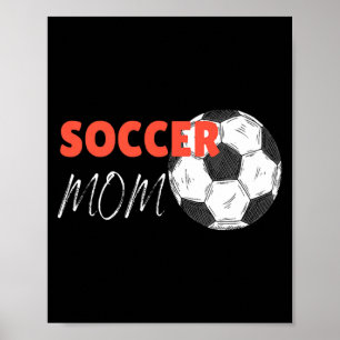 Soccer Mom Vintage Soccer 4 T Shirt Poster