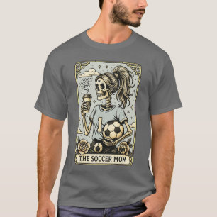 Soccer Momarot Card Vintage Halloween Soccer Mama T-Shirt