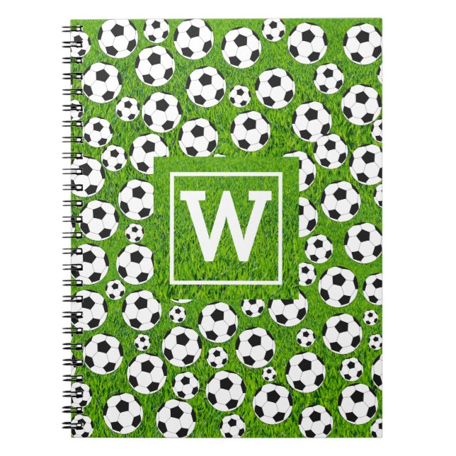 Soccer monogram notebook (Front)