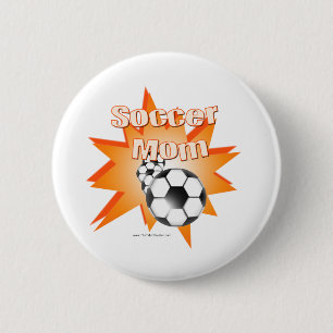 Soccer Mum 6 Cm Round Badge
