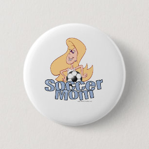 Soccer Mum 6 Cm Round Badge