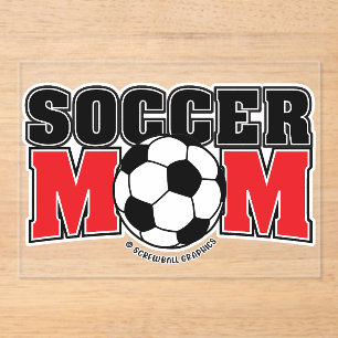 Soccer Mum Acrylic Invitations