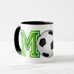 Soccer Mum Ball and Field Football Pitch Mug