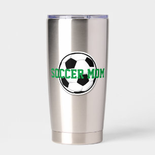 Soccer Mum Ball Colourful Sports Team Fan Fun Insulated Tumbler
