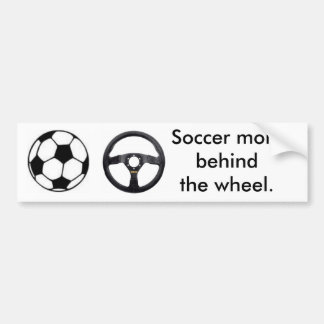 Soccer mum bumper sticker