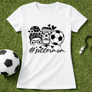 Soccer Mum Coffee Hashtag Vibes T-Shirt