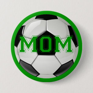 Soccer Mum Custom Colours 7.5 Cm Round Badge