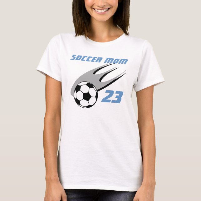 Soccer Mum Customisable Action Sport T-Shirt (Front)