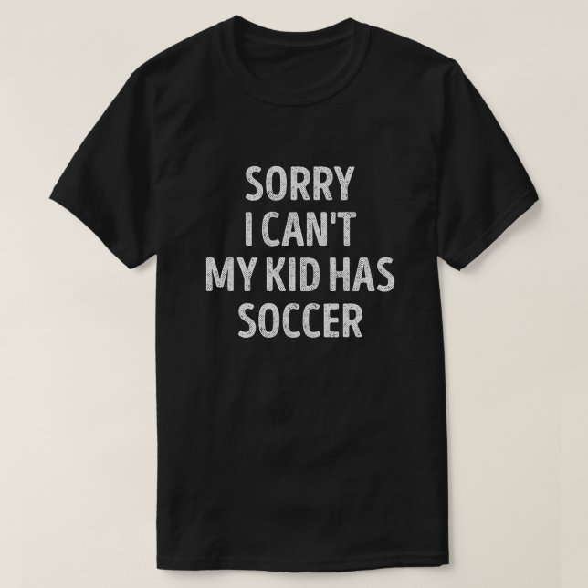Soccer Mum Dad Funny Soccer Parent T-Shirt (Design Front)