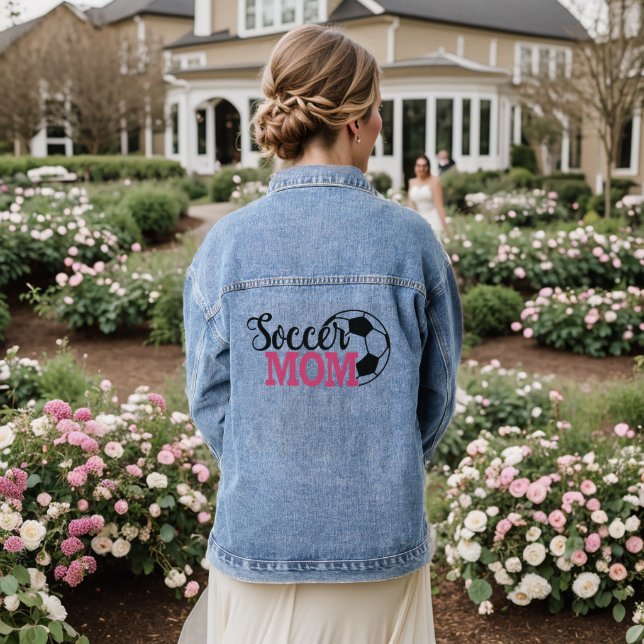 Soccer Mum Denim Jacket (Wedding Back)