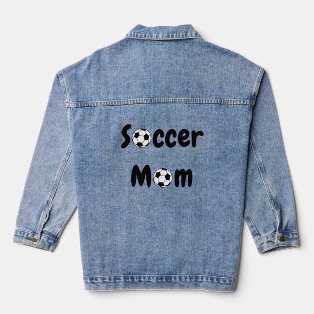 Soccer Mum Denim Jacket (Back)
