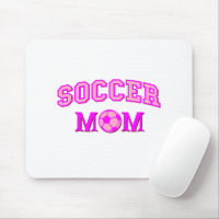 Soccer Mum Drawing And Text All Pink