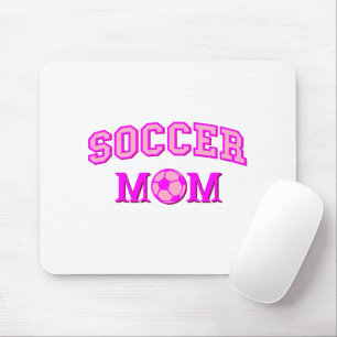 Soccer Mum Drawing And Text All Pink Mouse Mat