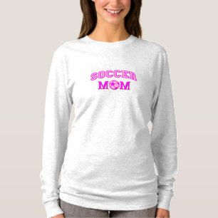 Soccer Mum Drawing And Text All Pink T-Shirt