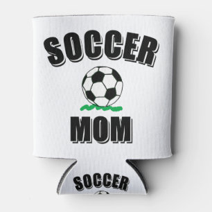 Soccer Mum Drawing And Text Can Cooler