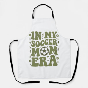 Soccer Mum Era Vintage Sports Mum Shirt Design_1 Apron