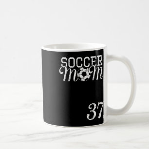 Soccer Mum Jersey Number 37 Favourite Player #37 T Coffee Mug
