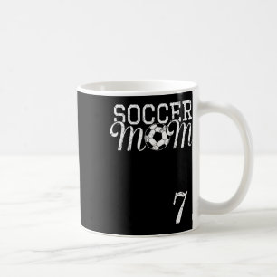 Soccer Mum Jersey Number 7 Favourite Player #7 Tea Coffee Mug