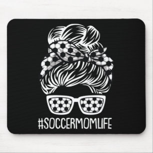Soccer Mum Life Mothers-day Sport Lover Mama Mummy Mouse Mat