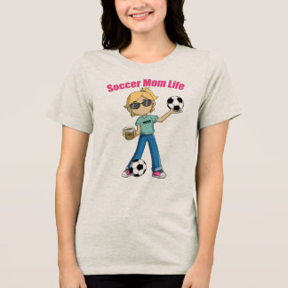 Soccer Mum Life Tri-Blend Shirt