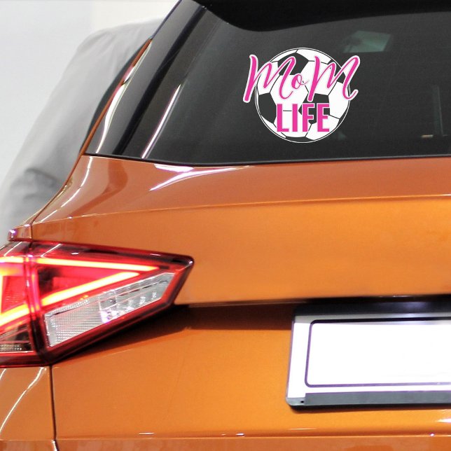 Soccer Mum Life Vinyl Car Window  (soccer mom life car vinyl decal sticker)