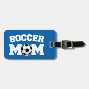 Soccer Mum luggage tag