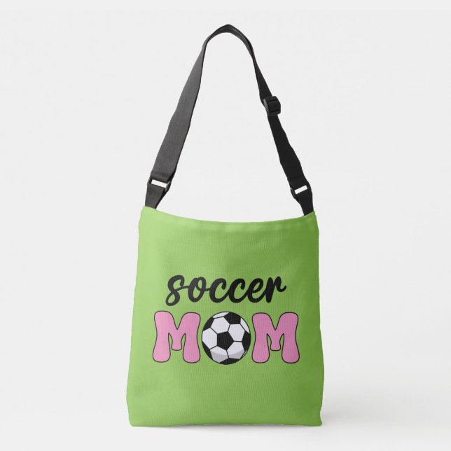 Soccer Mum Mother's Day Crossbody Bag (Front)
