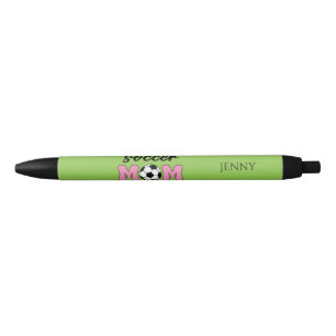 Soccer Mum Mother's Day Personalise Black Ink Pen