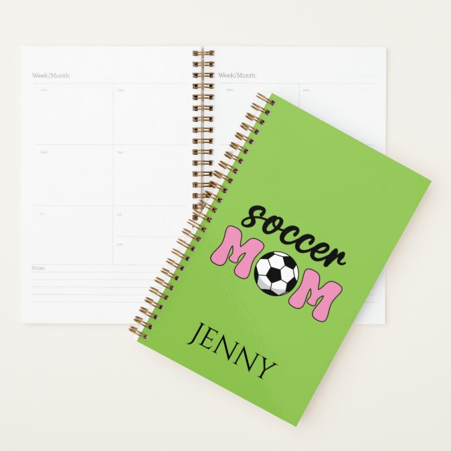 Soccer Mum Mother's Day Personalise Planner (Display)