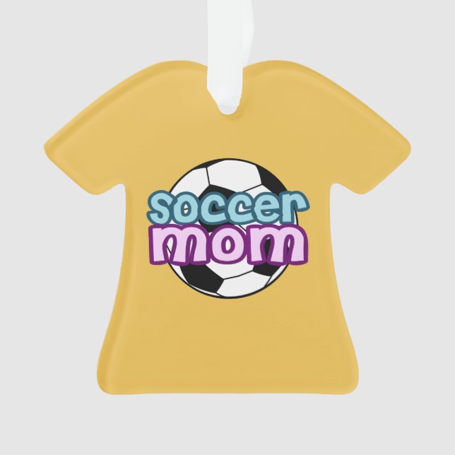 Soccer Mum Ornament (Front)