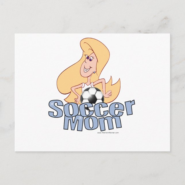 Soccer Mum Postcard (Front)