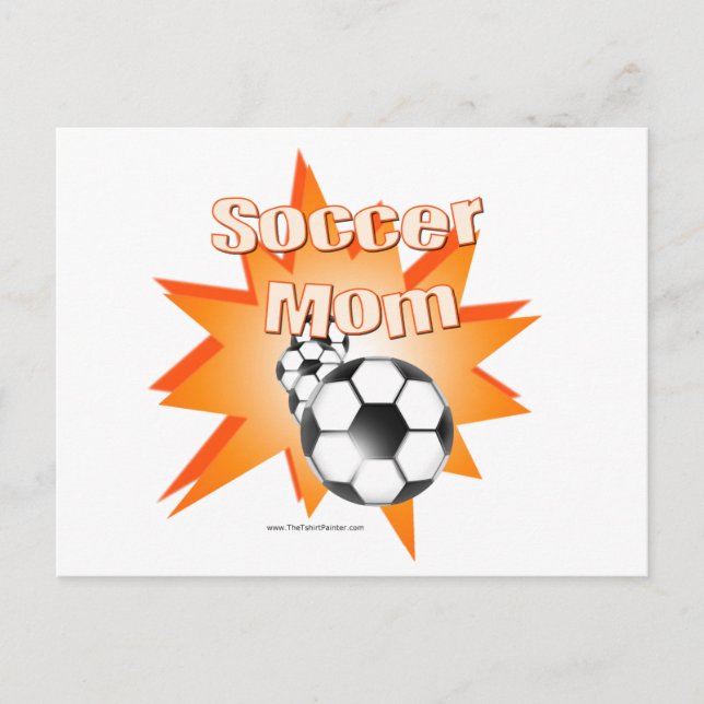 Soccer Mum Postcard (Front)