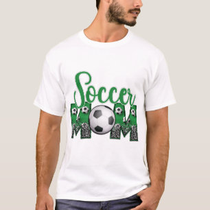 Soccer Mum Proud Supporter Graphic T-Shirt