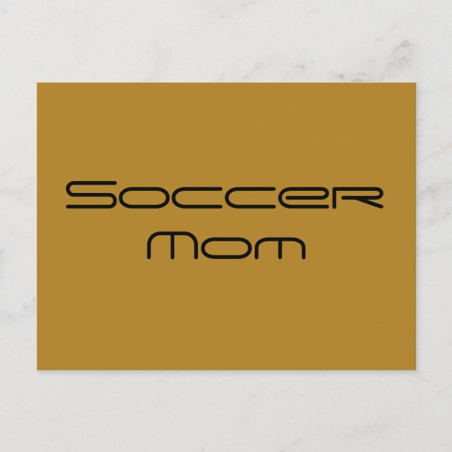 soccer mum, reference to Allison hendrix from orph Postcard (Front)