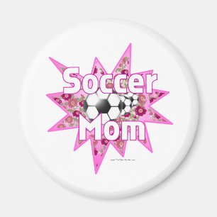 Soccer Mum Roses Magnet