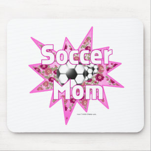 Soccer Mum Roses Mouse Mat